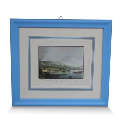 A work \"Rolle, island and monument of the harp\" signed J. Dubois